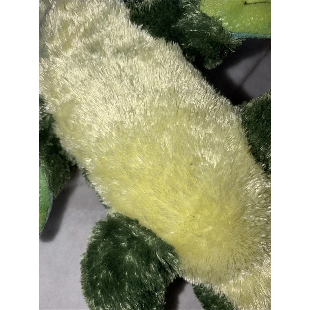 Vintage Aurora Green Alligator Plush Stuff Animal Collectible Retro Toy Kids 90s